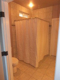 Weighted Shower curtain